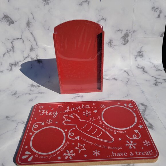 Christmas Mailbox Santa Letter Box and Treat Tray - Picture 15 of 16
